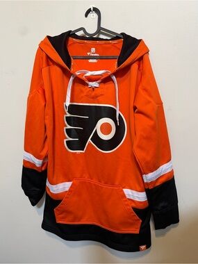 Fanatics Orange and Black NHL Philadelphia Flyers Pullover hoodie MEDIUM